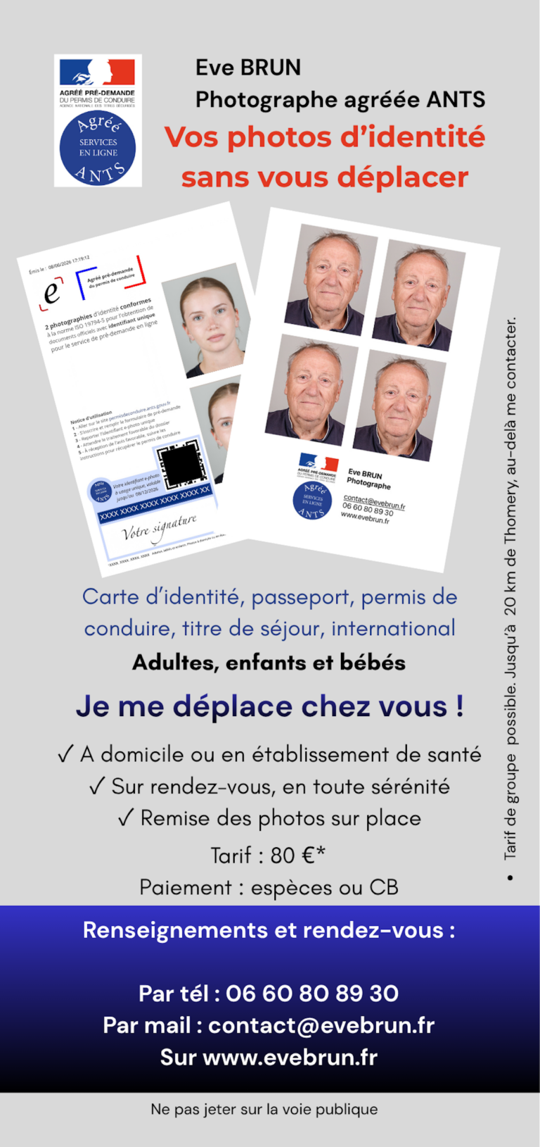 photo identité hôpital Ehpad domicile